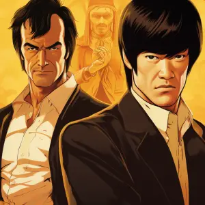 Quentin Tarantino and Bruce Lee