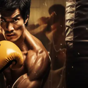 Bruce Lee Punching Bag