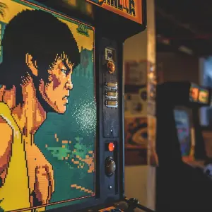 Bruce Lee Inspired Video Game Character