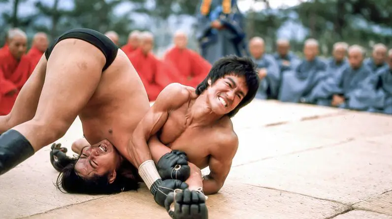 Bruce Lee Grappling with Samo Hung
